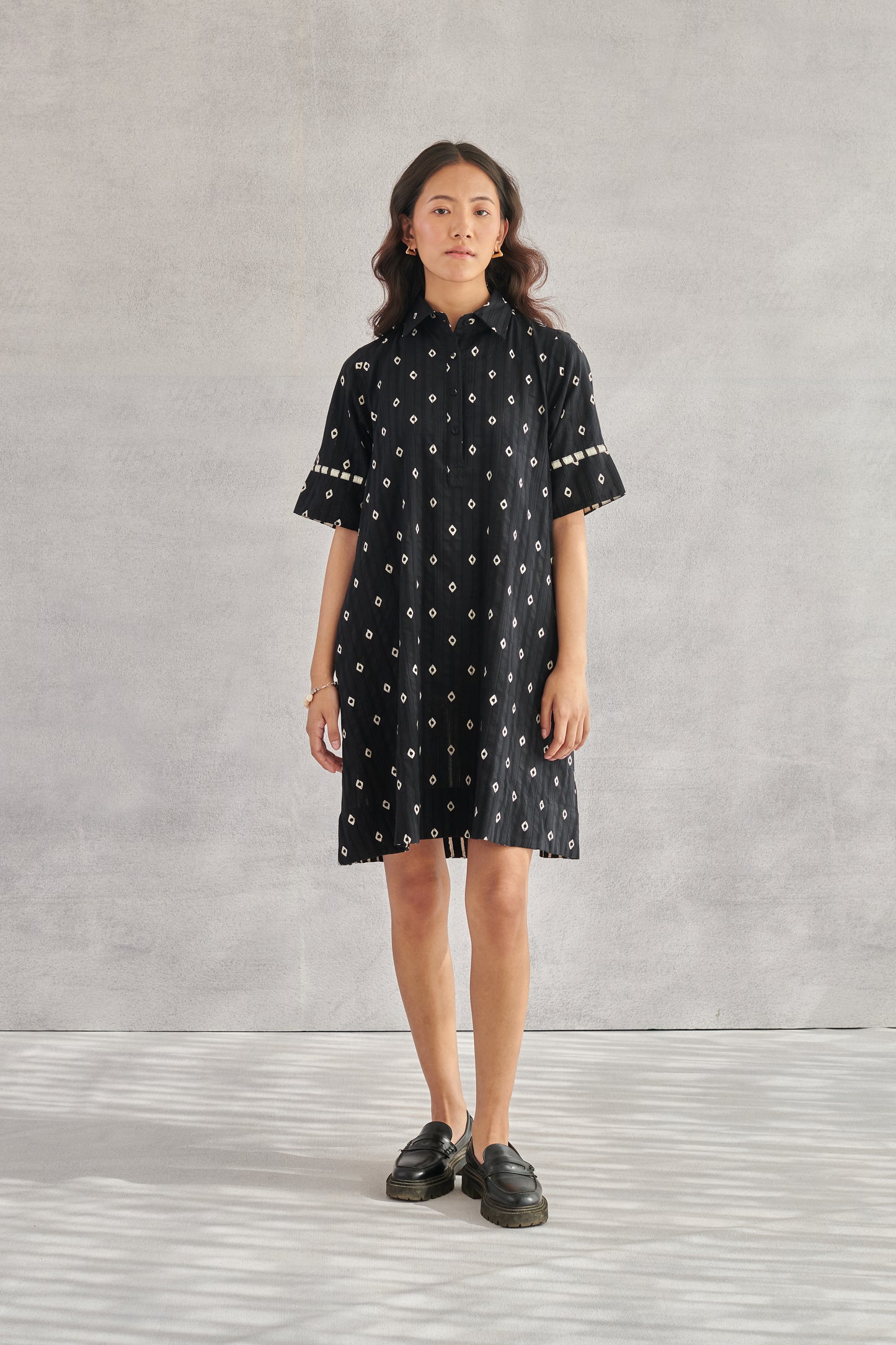 Raavi Black Short Dress