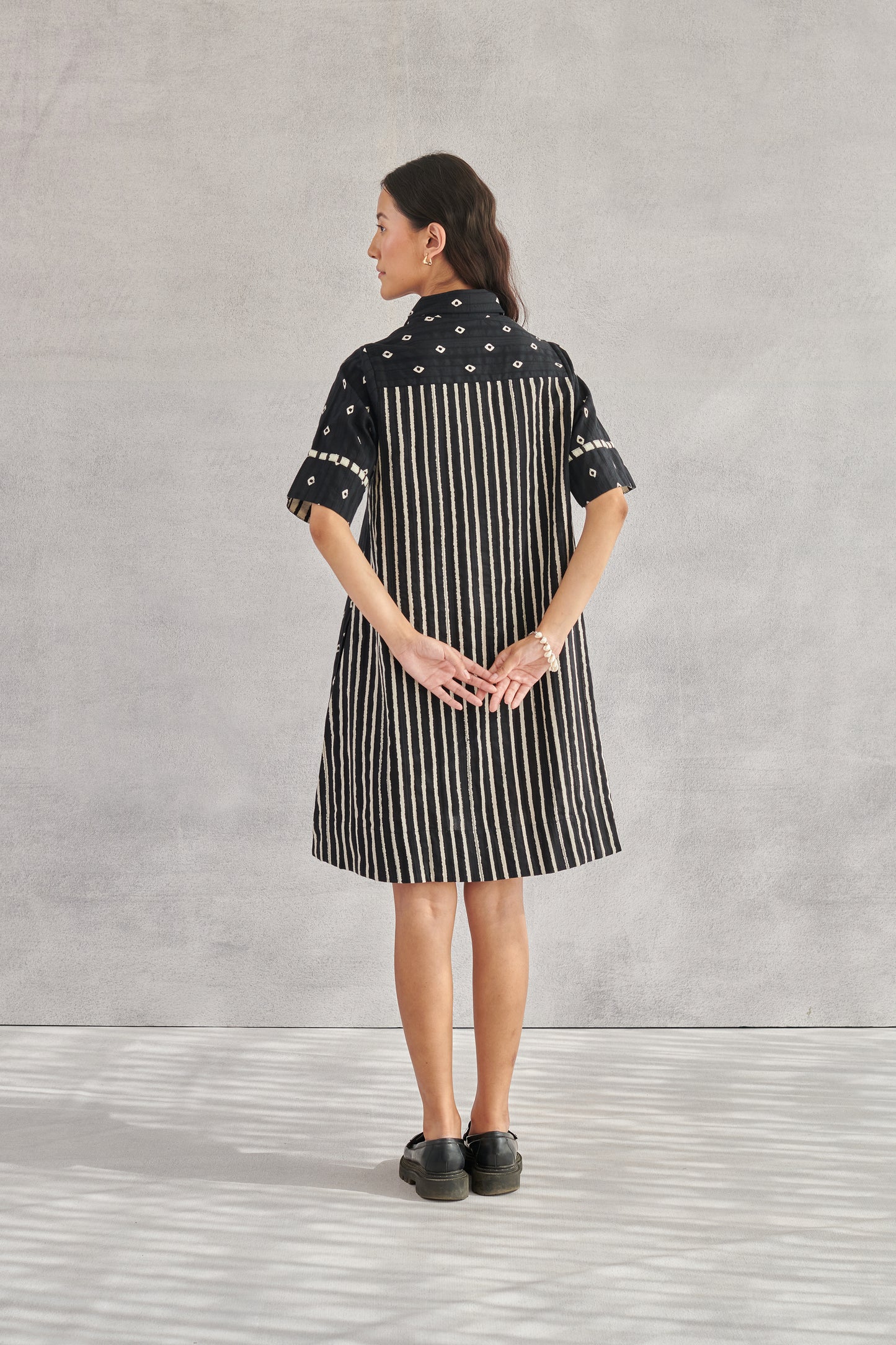 Raavi Black Short Dress