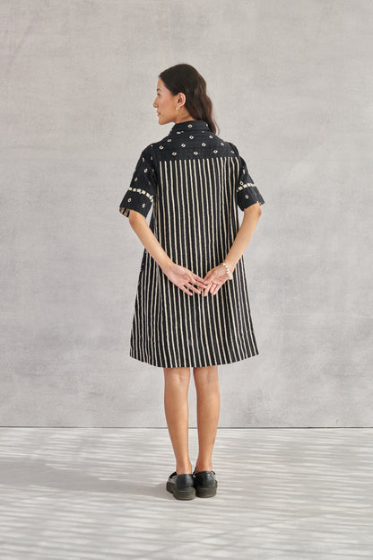 Raavi Black Short Dress