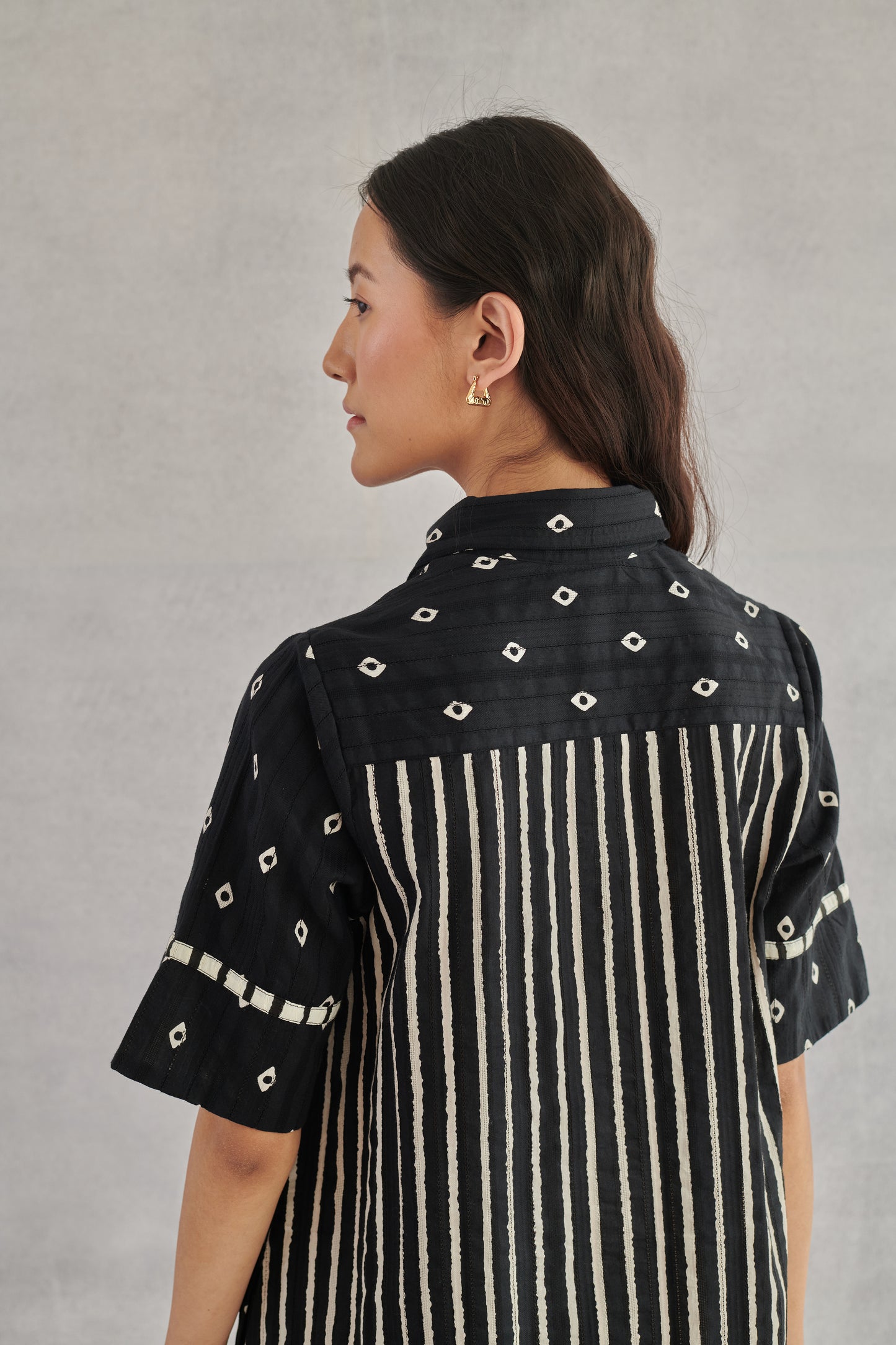 Raavi Black Short Dress