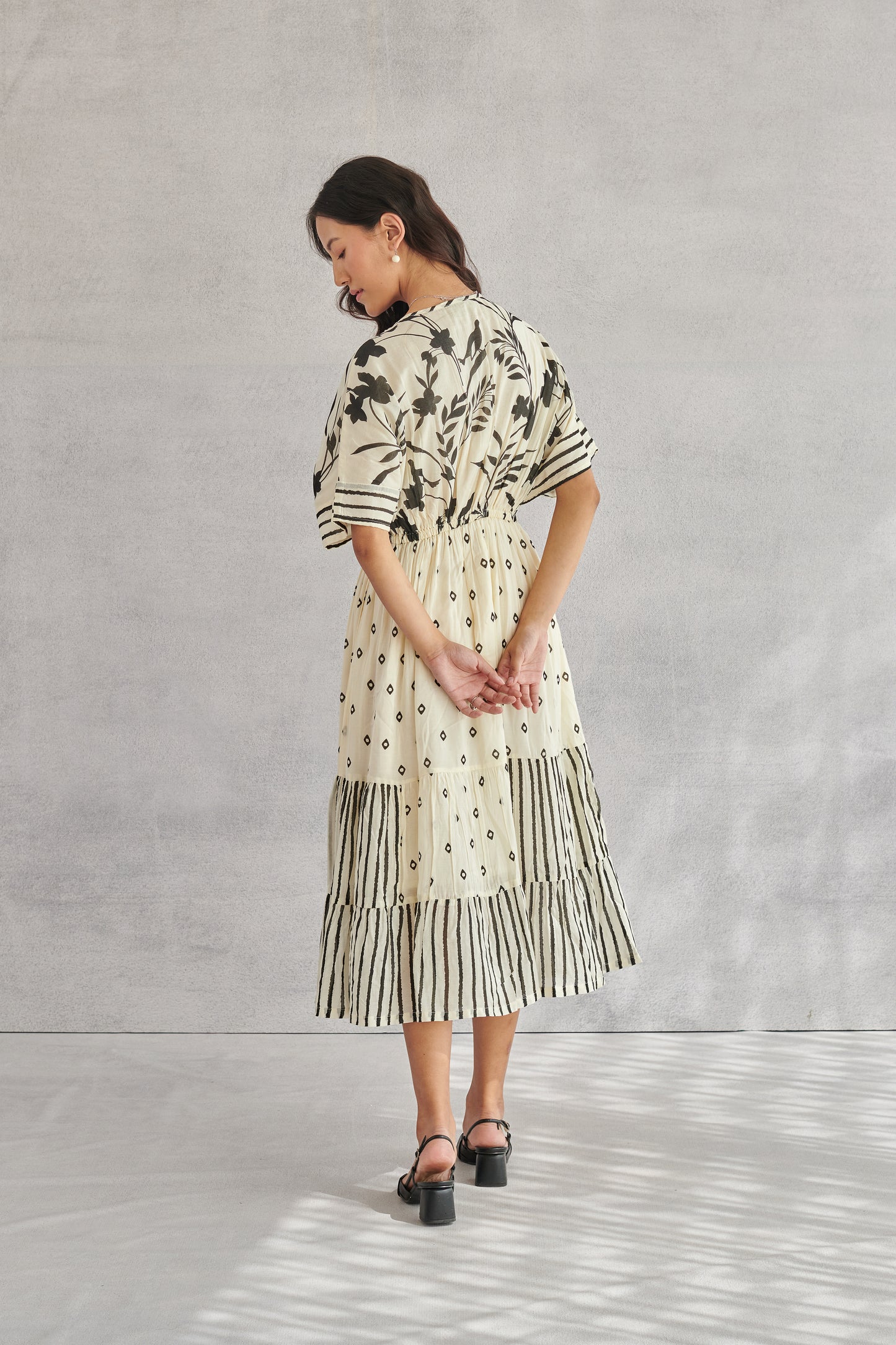 Kai Creme Kaftan Dress