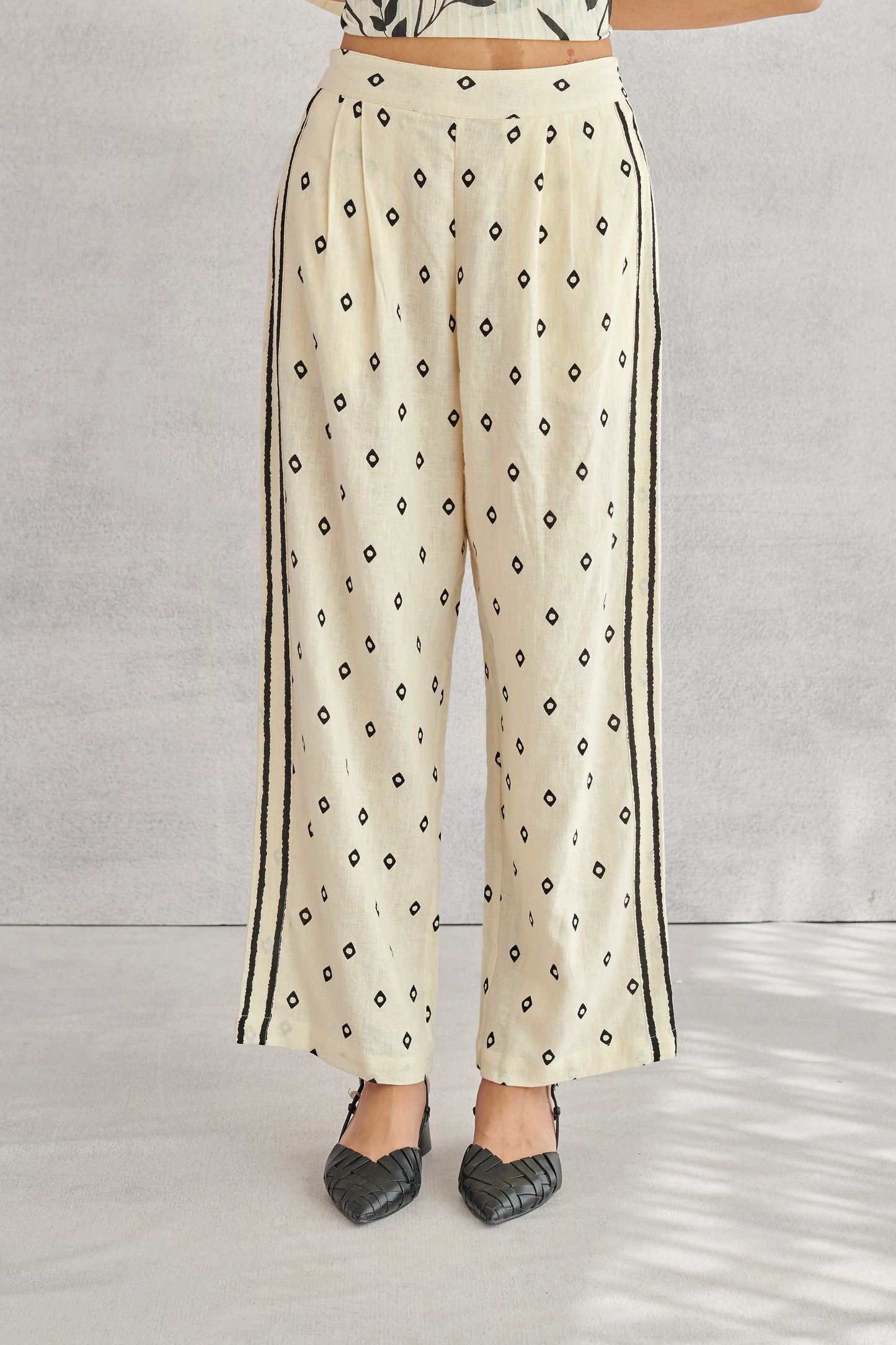 Glide Printed Linen Pants