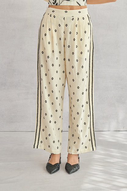 Glide Printed Linen Pants