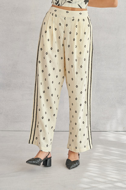 Glide Printed Linen Pants