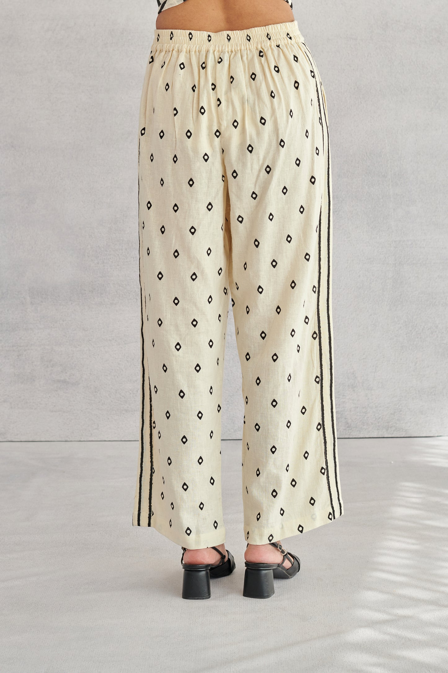 Glide Printed Linen Pants