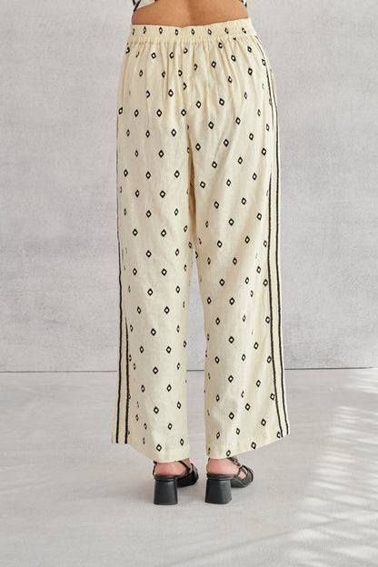 Glide Printed Linen Pants
