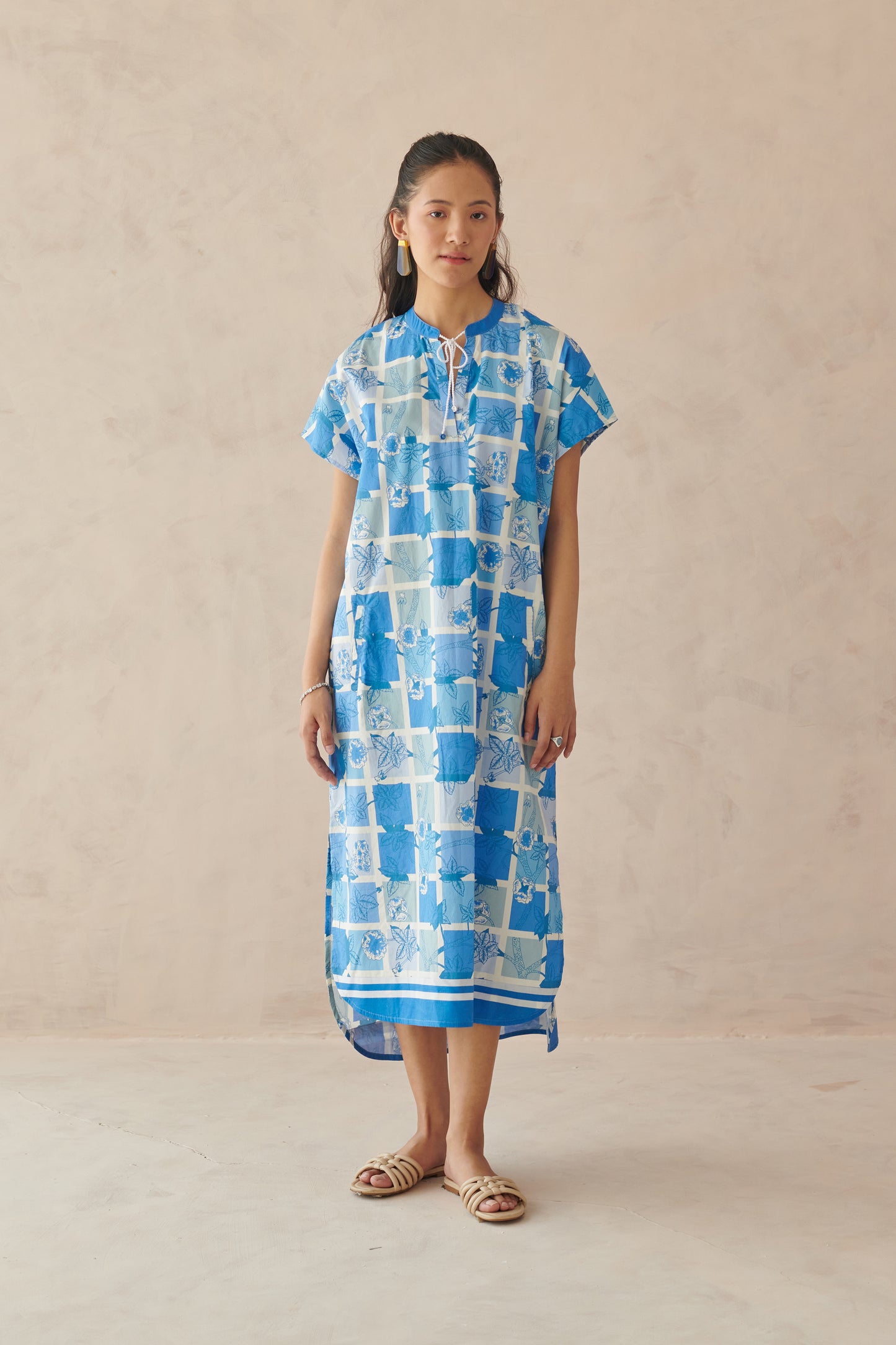 Ines Blue Long Dress