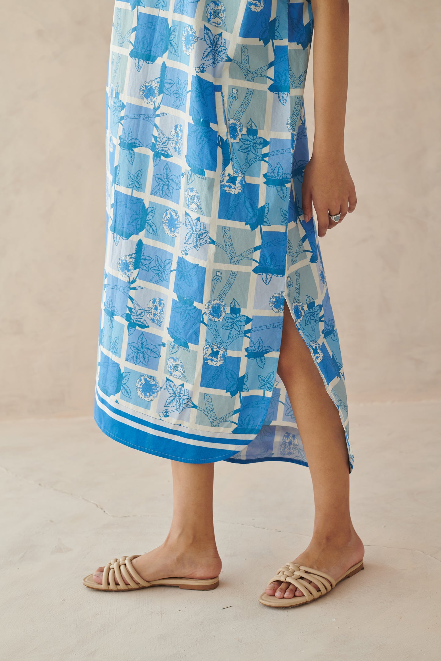 Ines Blue Long Dress