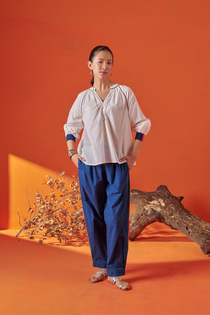 Casey Blue Tapered Pant