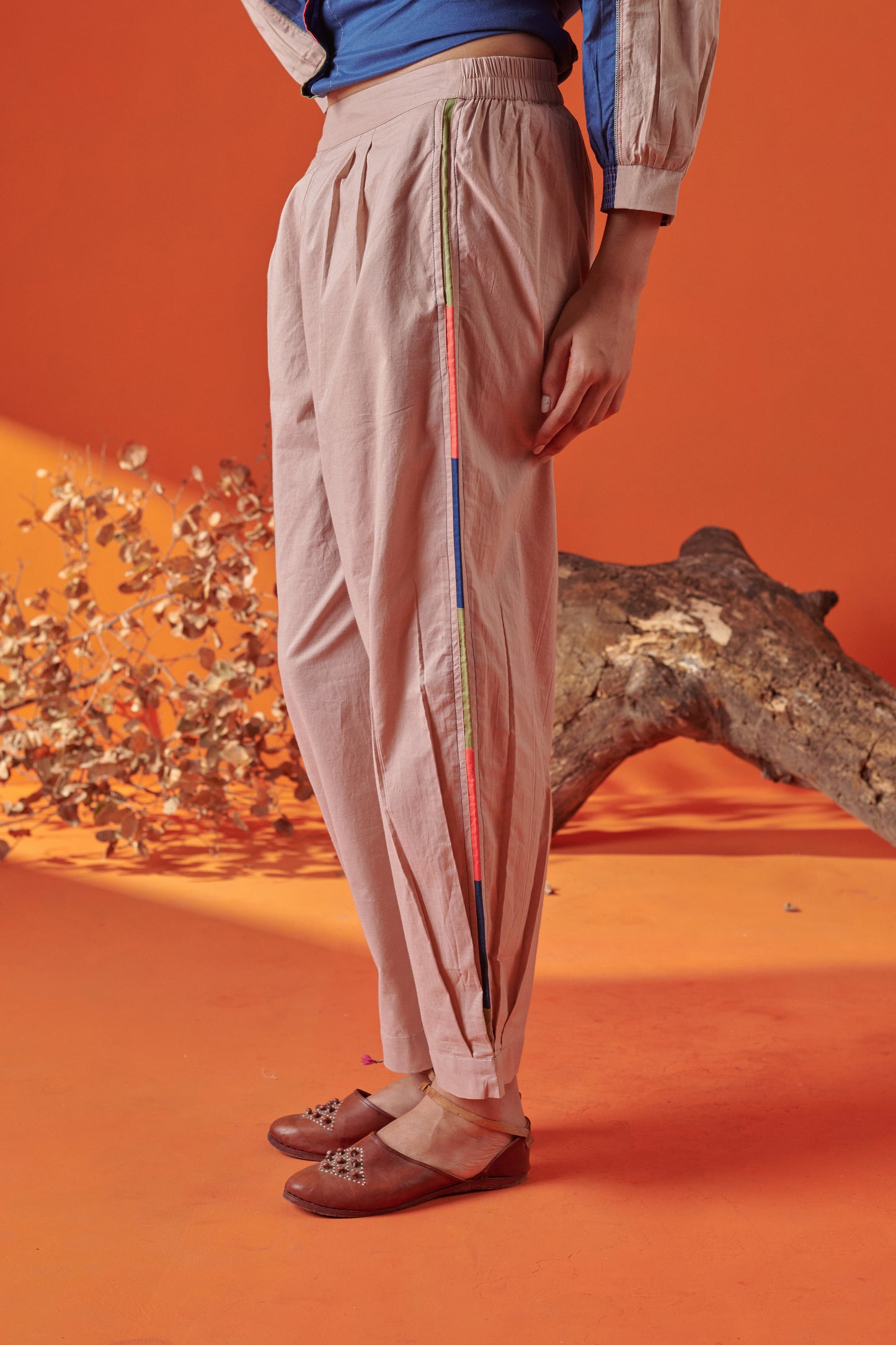 Casey Beige Tapered Pant