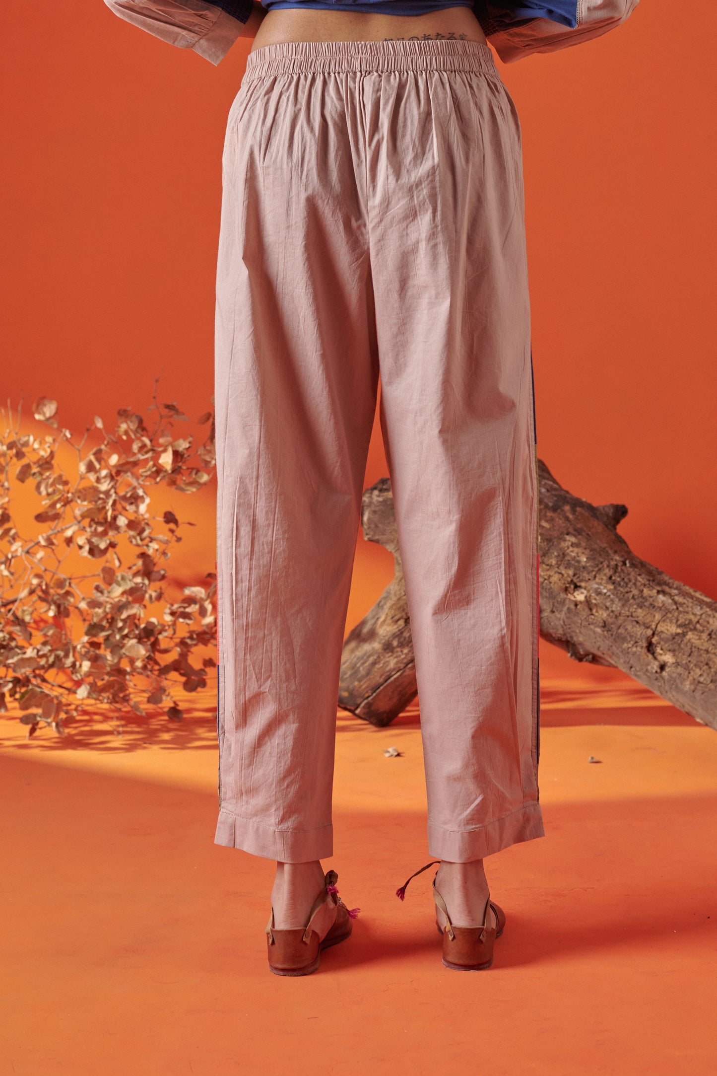 Casey Beige Tapered Pant