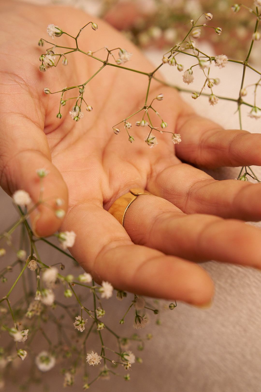 Chunky Moonstone Ring