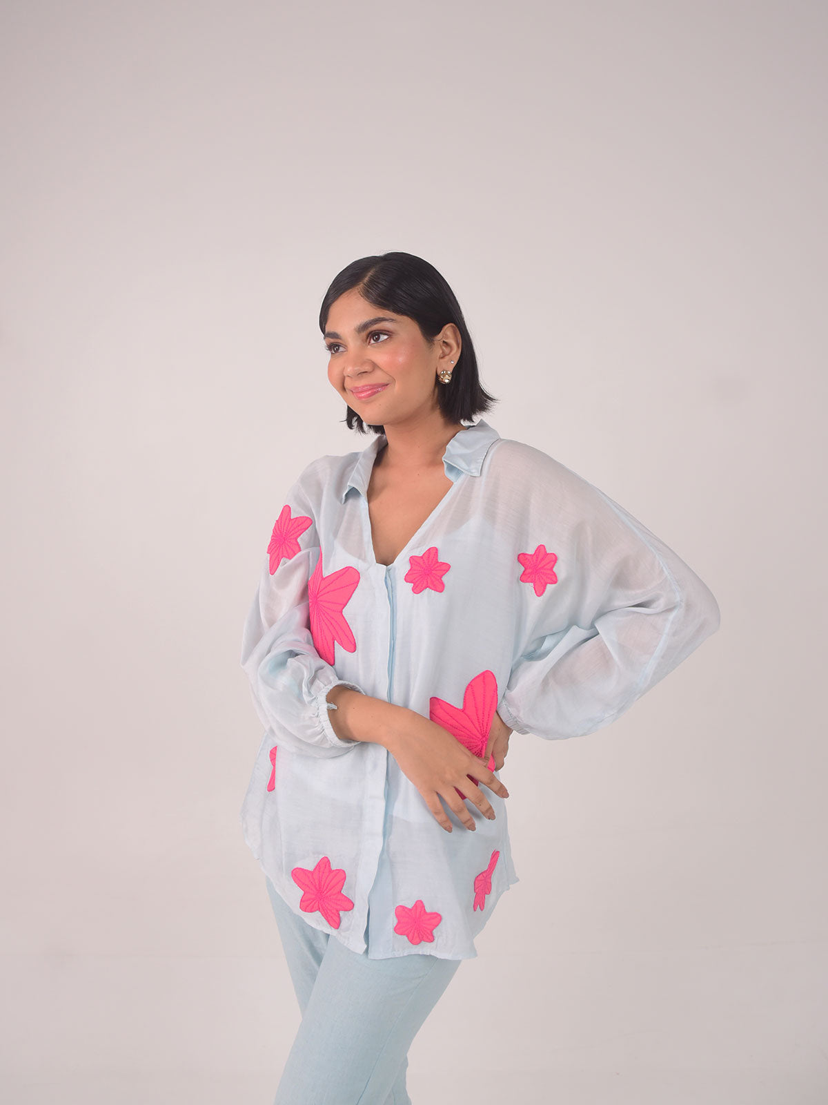 Sadie Applique Modal Shirt