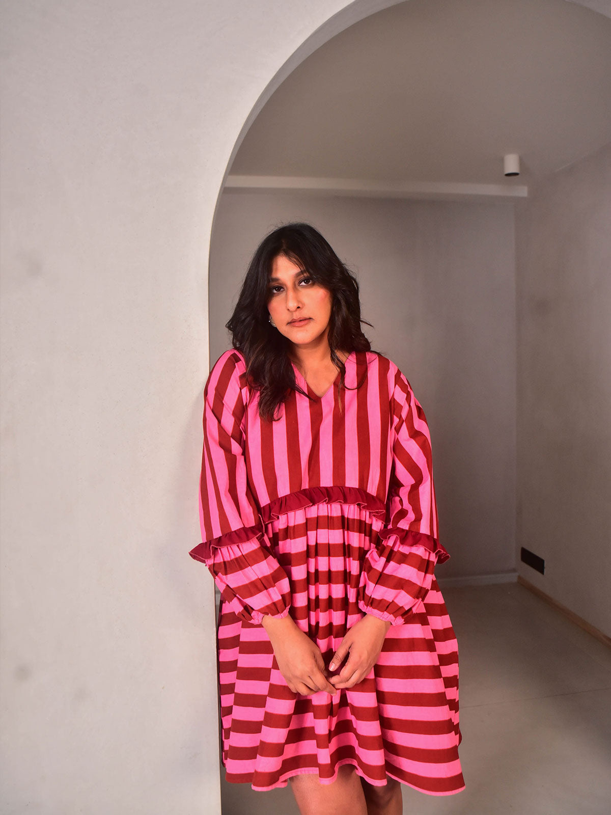 Serena Pleated Dress