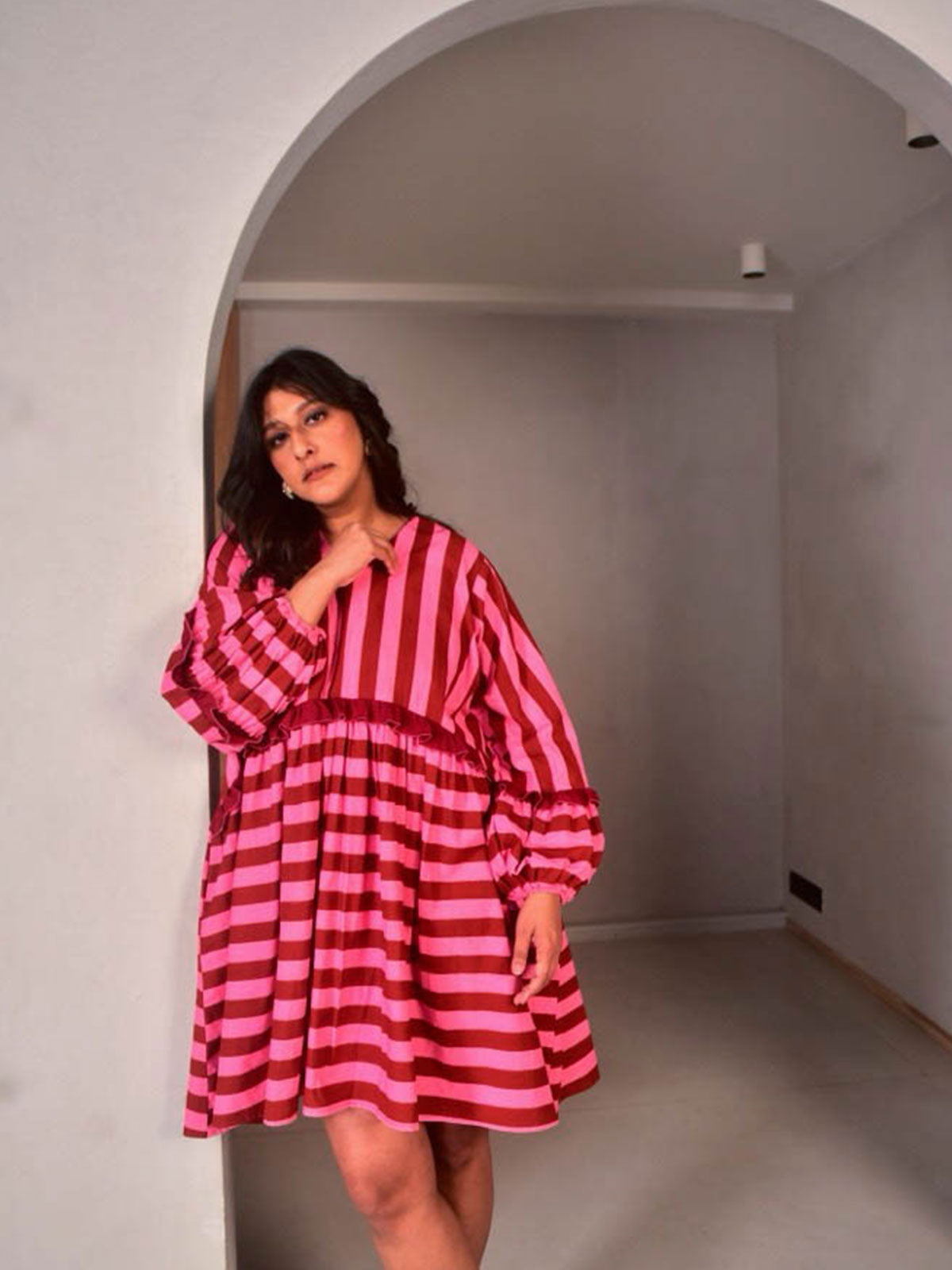 Serena Pleated Dress