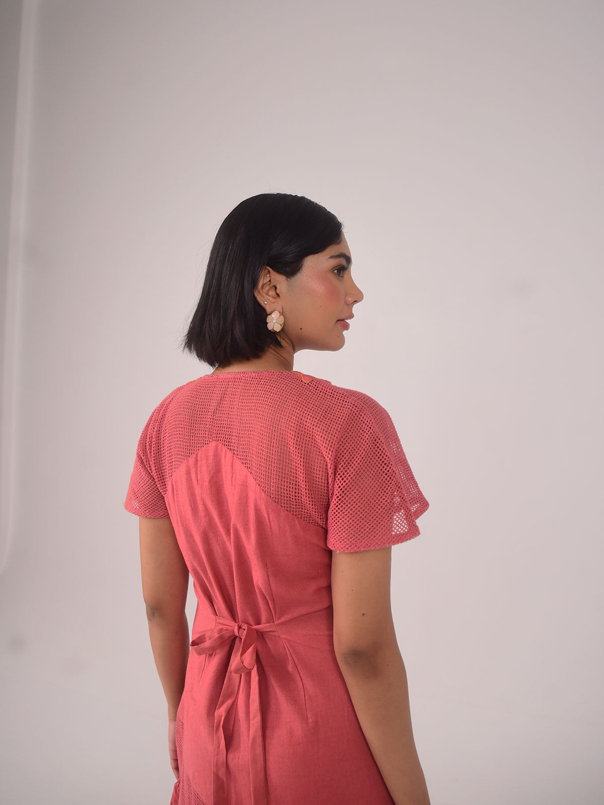 Stacy Embroidered Applique Dress