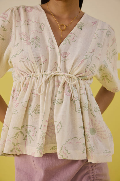 Sweet Sunshine Peplum Top