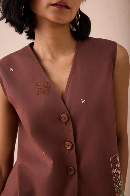 The Bright Beginnings Organic Cotton Waistcoat