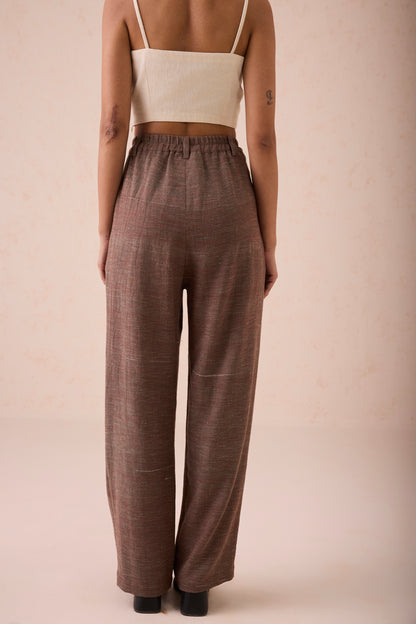 The Hazel Sun Handspun Handwoven Organic Cotton Trousers