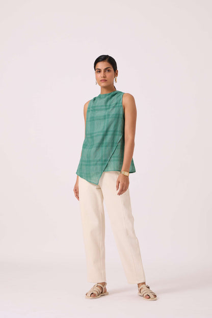 Sonya Green Handwoven Top