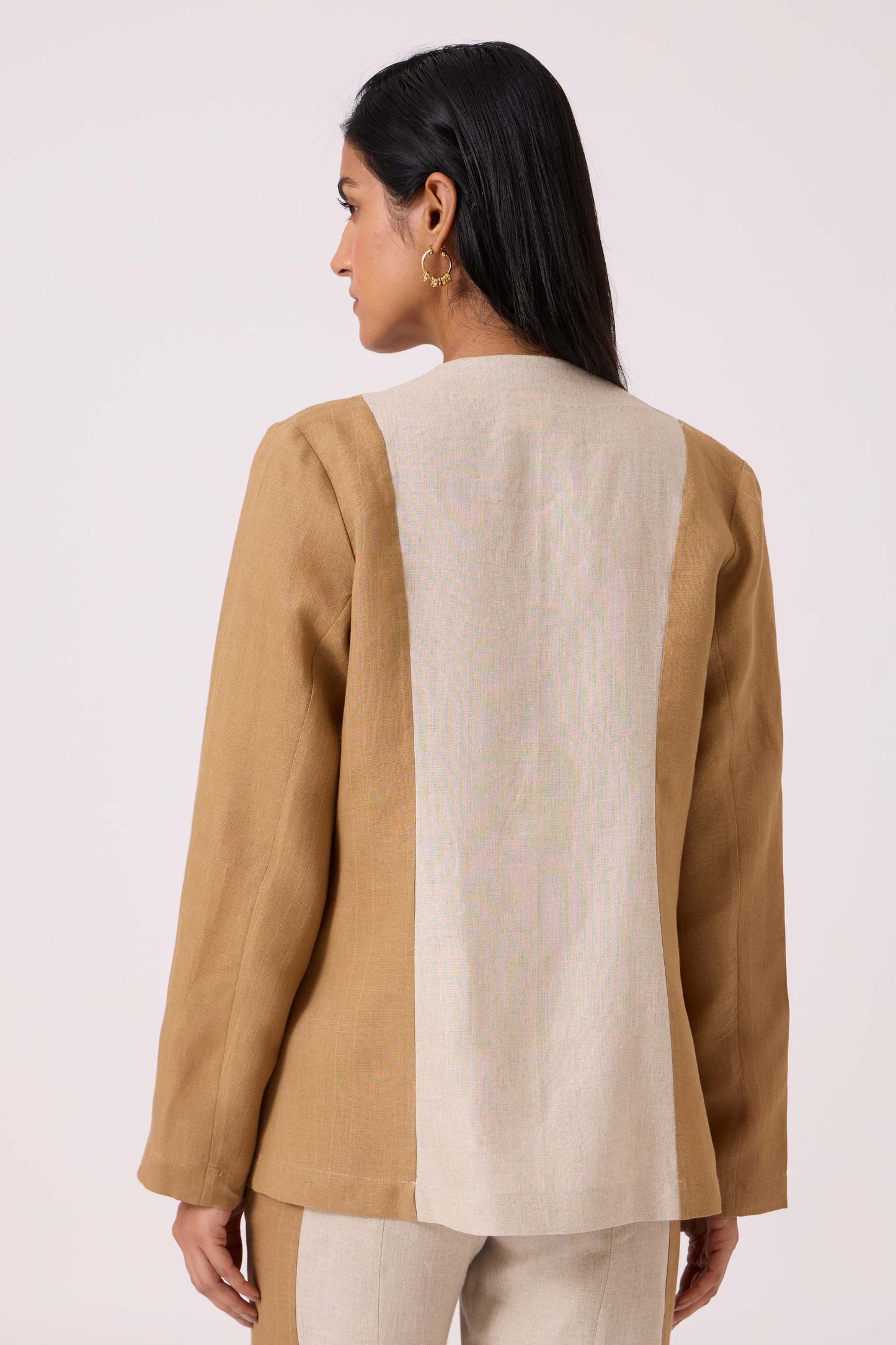 Dimtri Linen Panelled Jacket