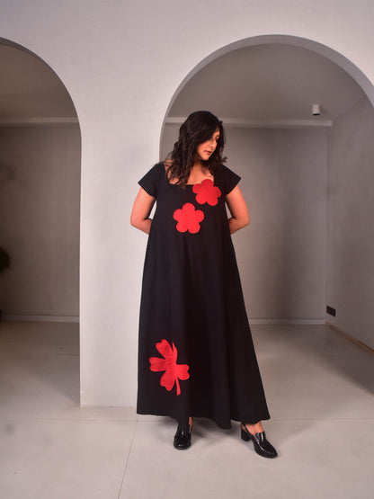 Zoey Dress with Applique