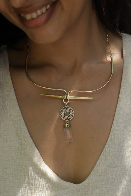 Clear Quartz Necklace