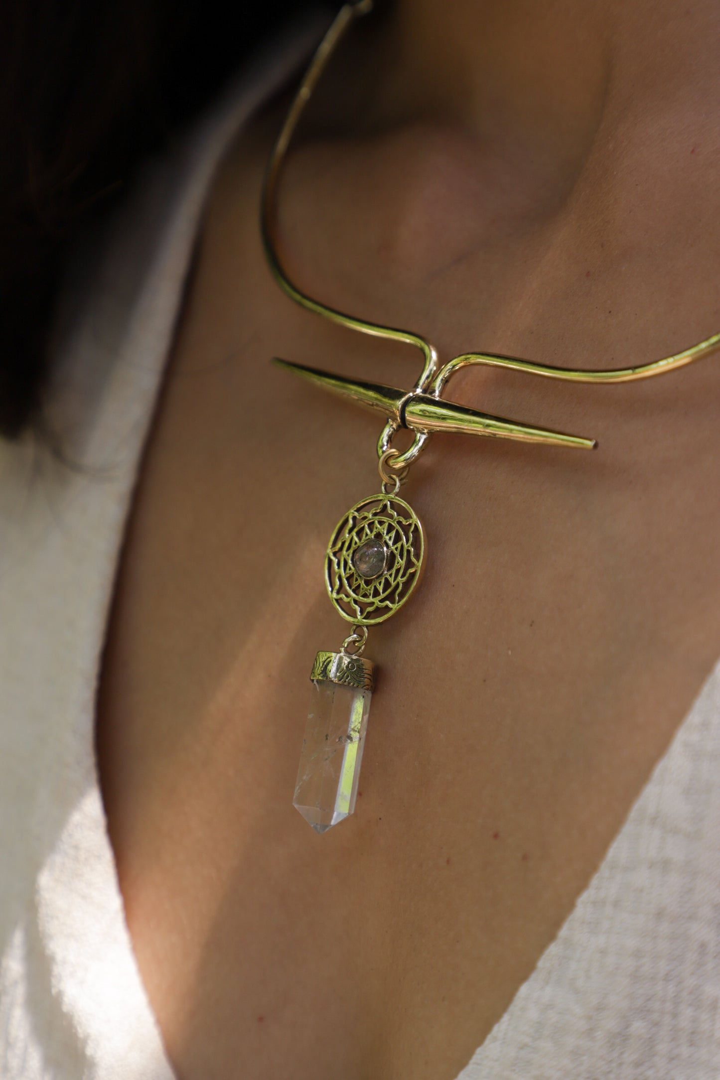 Clear Quartz Necklace