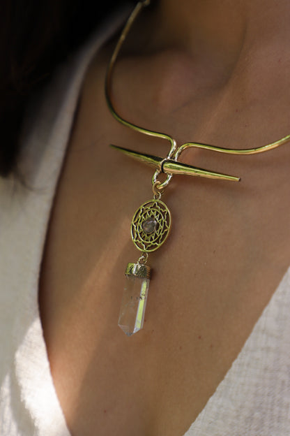 Clear Quartz Necklace