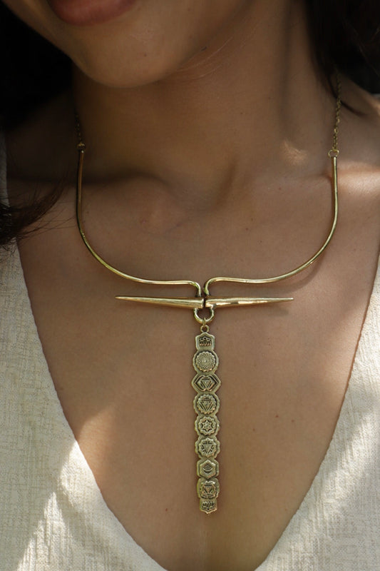 Chakra Beaten Necklace
