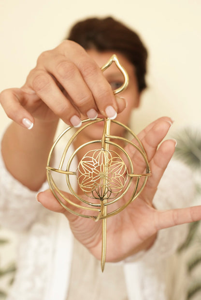 Flower Spiral Hair Bun