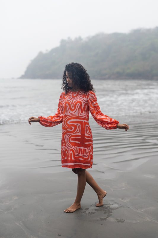 Zavi Dress (Orange)