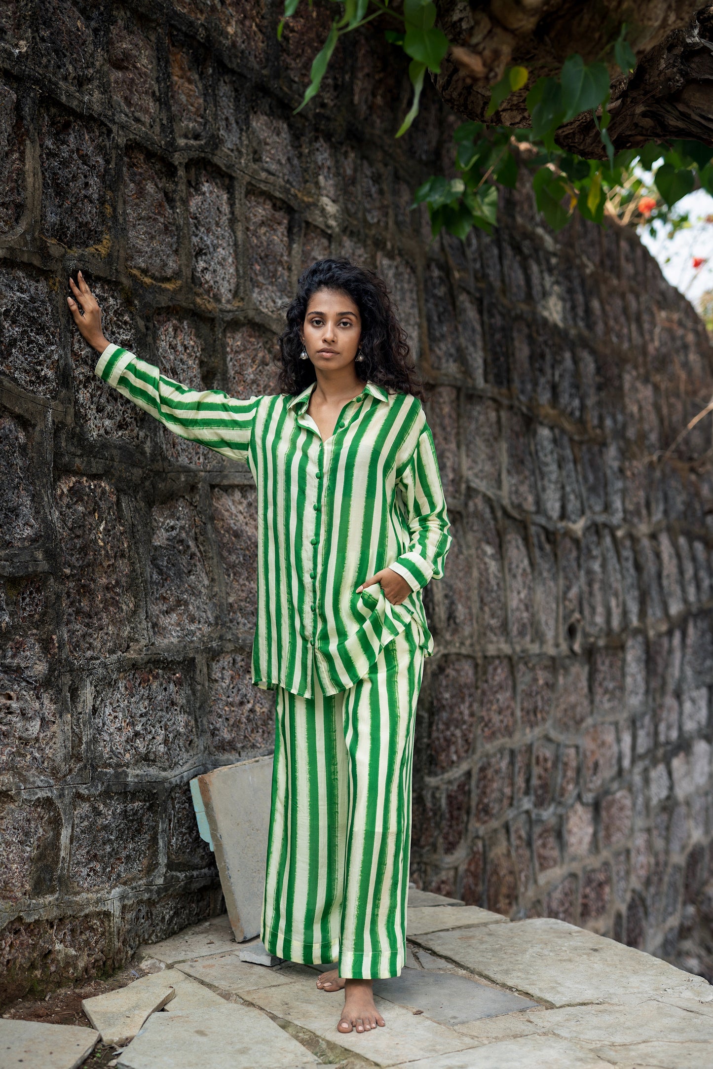 Maira Co-ord Set (Green)