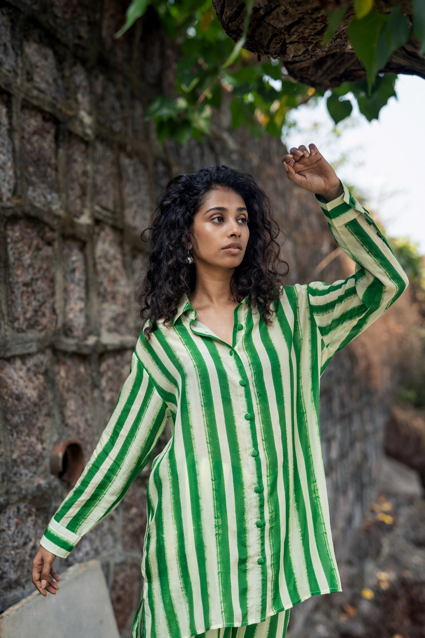 Maira Co-ord Set (Green)