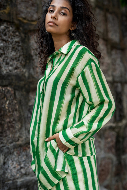 Maira Co-ord Set (Green)