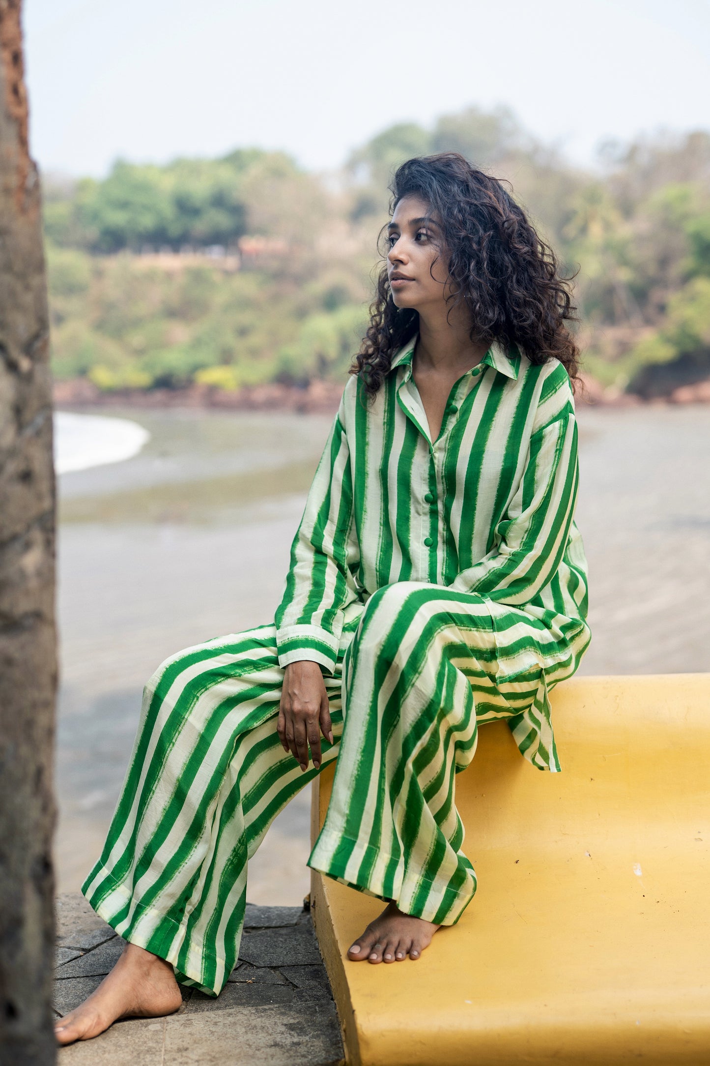 Maira Co-ord Set (Green)