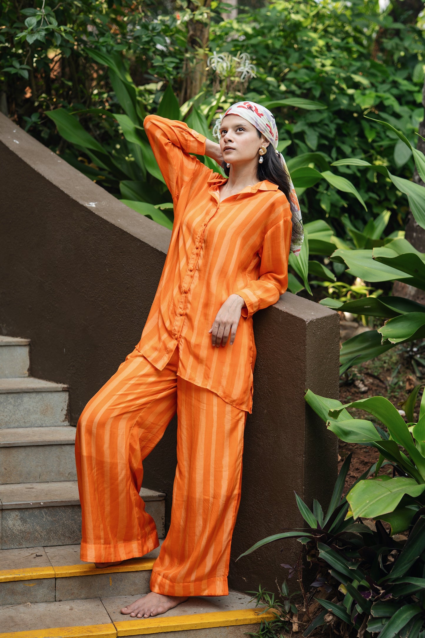Maira Co-ord Set (Orange)