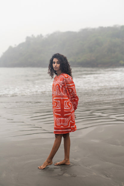 Zavi Dress (Orange)