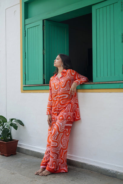 Maria Shirt (Orange)