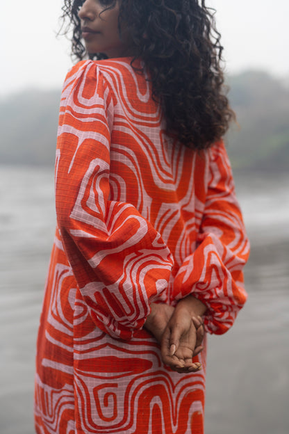 Zavi Dress (Orange)