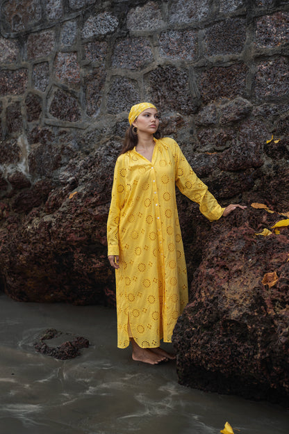 Cosy Dress (Yellow)