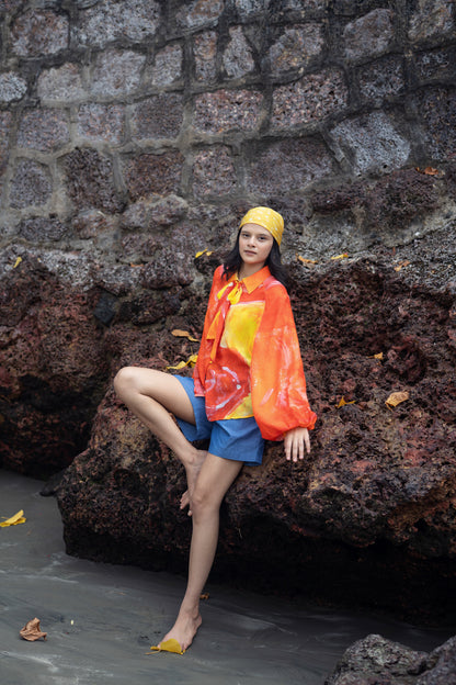 Naked Ninja (Orange Multi Colour)