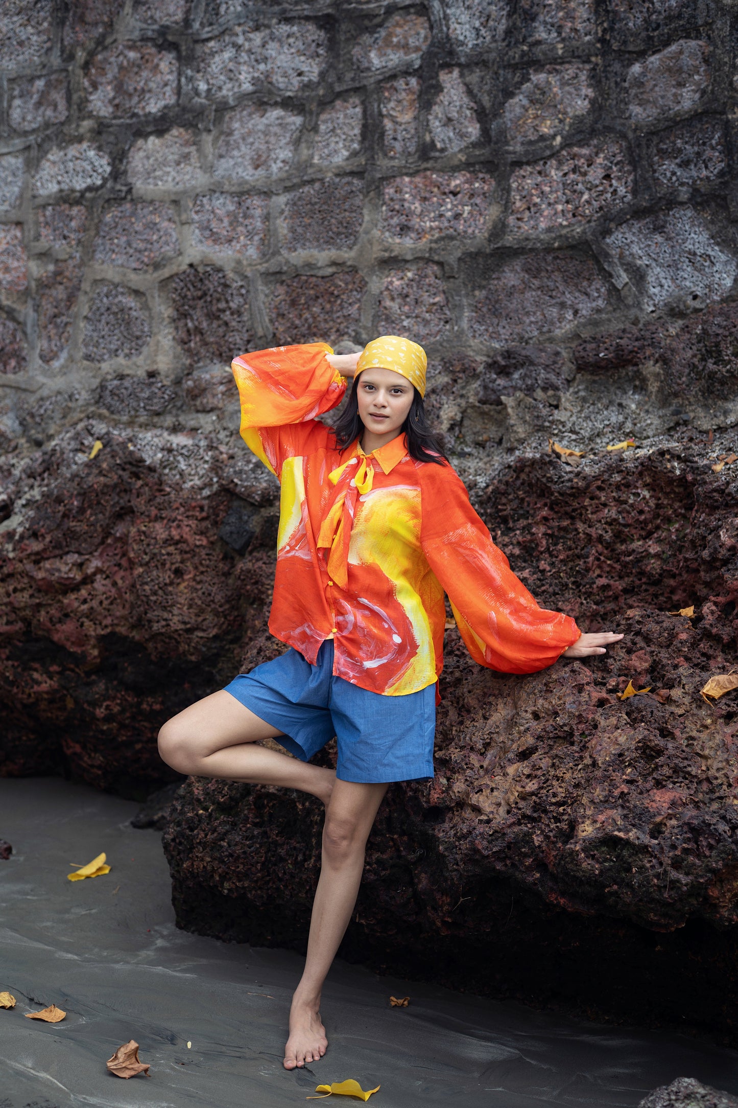 Naked Ninja (Orange Multi Colour)