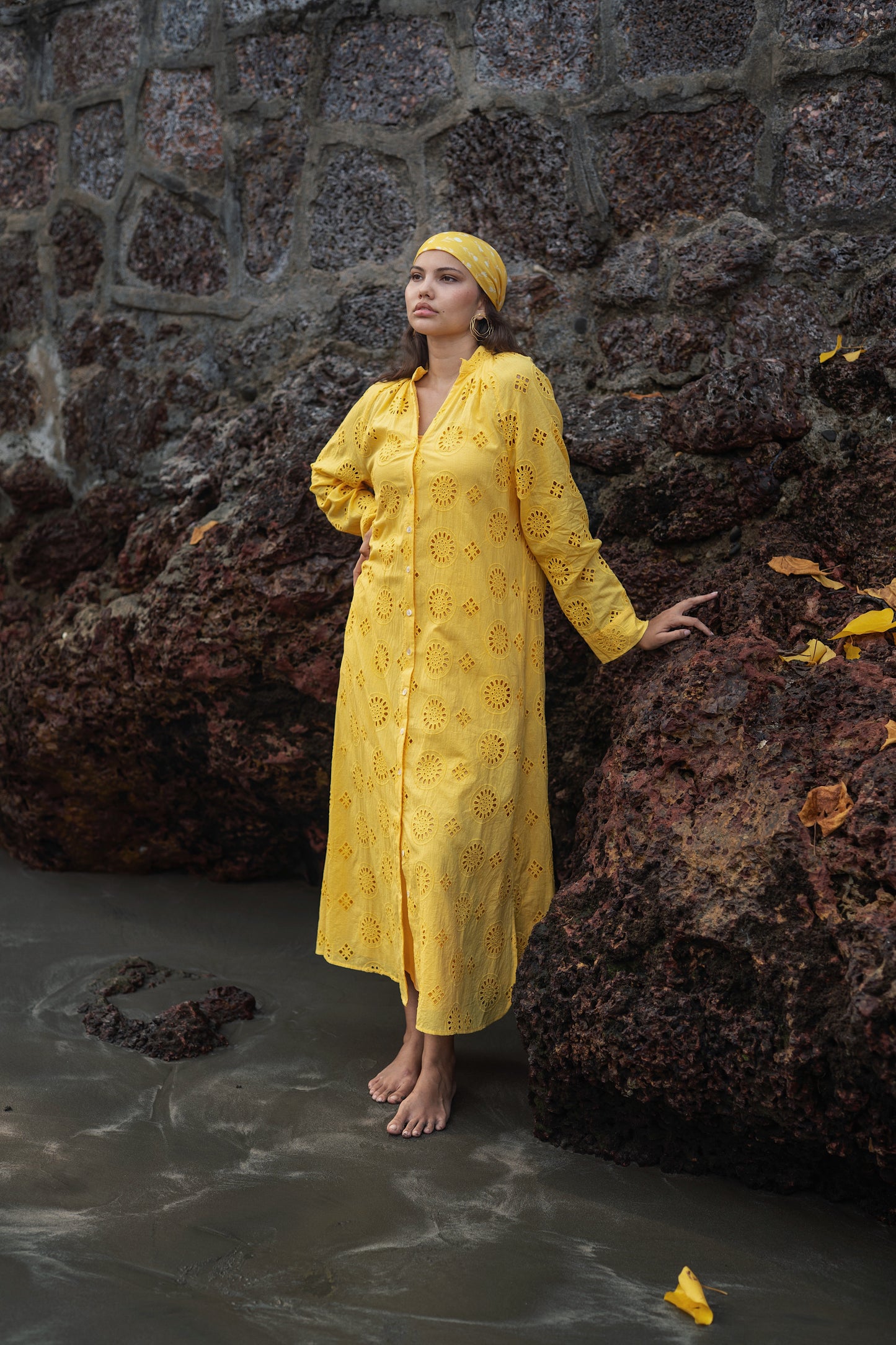 Cosy Dress (Yellow)