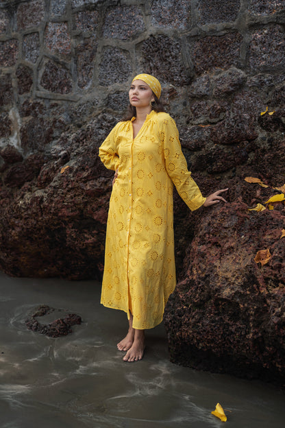 Cosy Dress (Yellow)