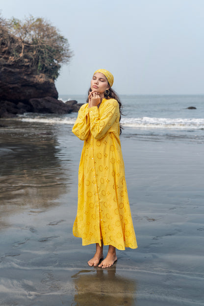 Cosy Dress (Yellow)