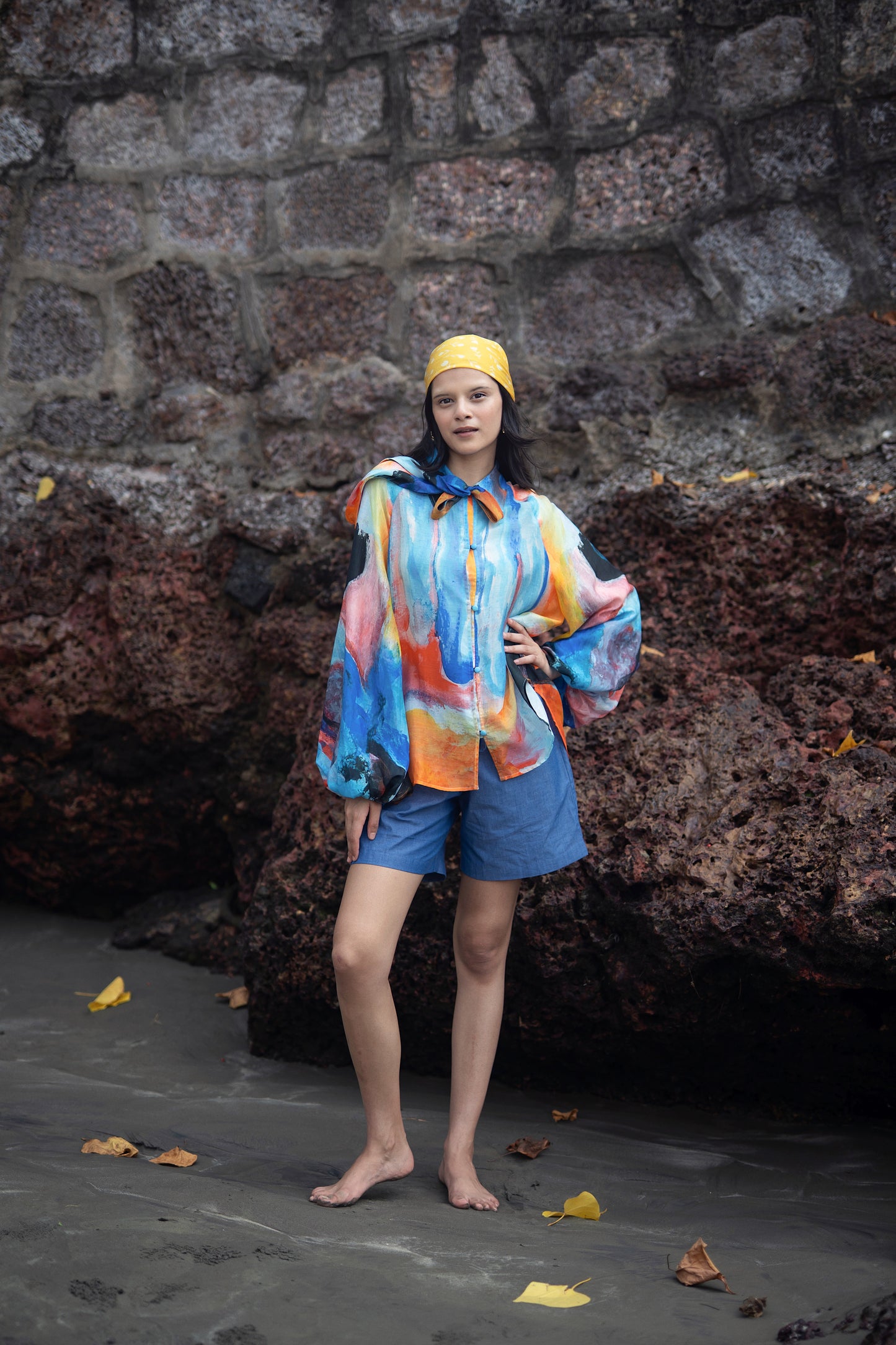 Naked Ninja (Blue Multi Colour)