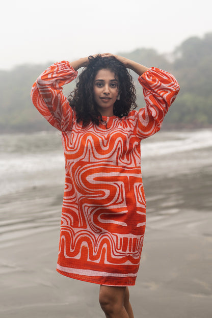 Zavi Dress (Orange)