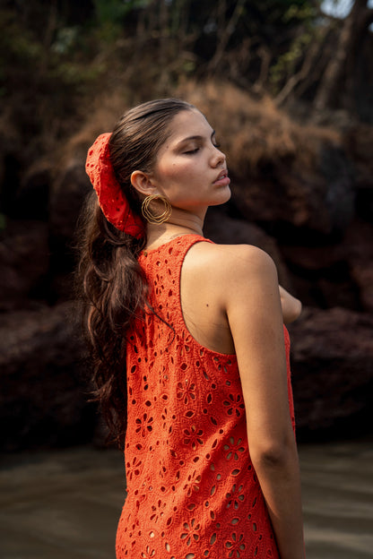 Mazia Dress (Orange)