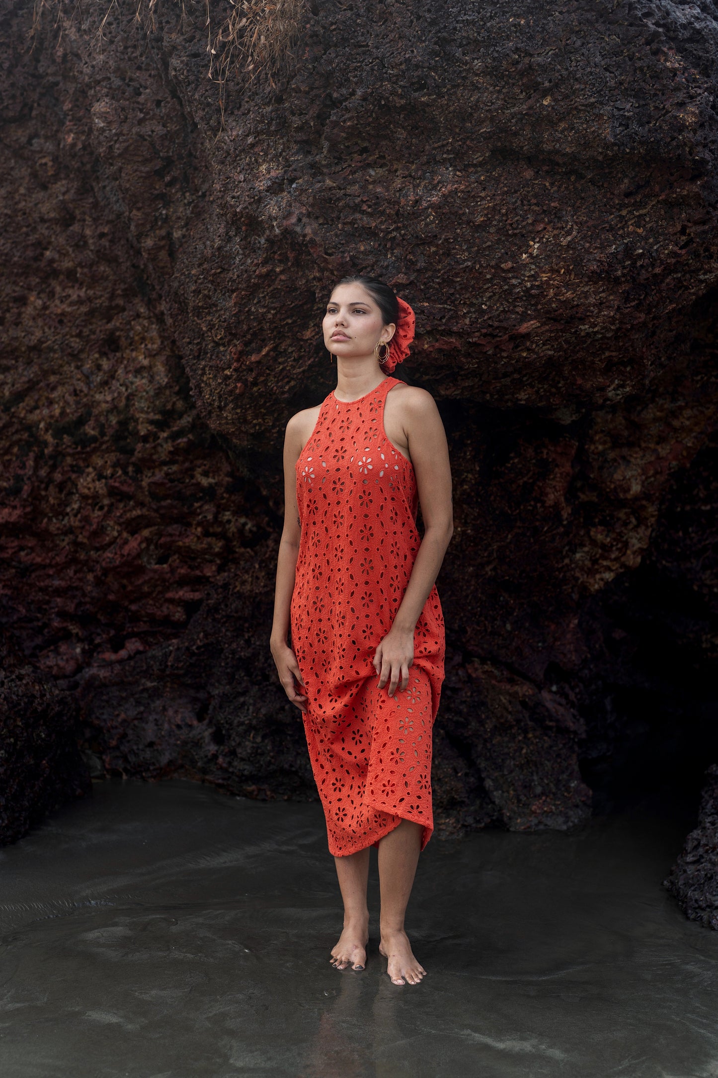 Mazia Dress (Orange)